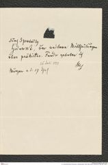 k.k. naturhistorisches Hofmuseum, Intendanzakten 1885-1896 (Hauer), Aktenzahl Z.308/1887, Seite 3